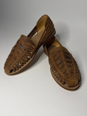 Men's Nisolo Huarache Sandal Tobacco size 10.5 NEW In BOX